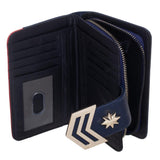 Marvel Captain Marvel Clutch Snap Zipper Wallet