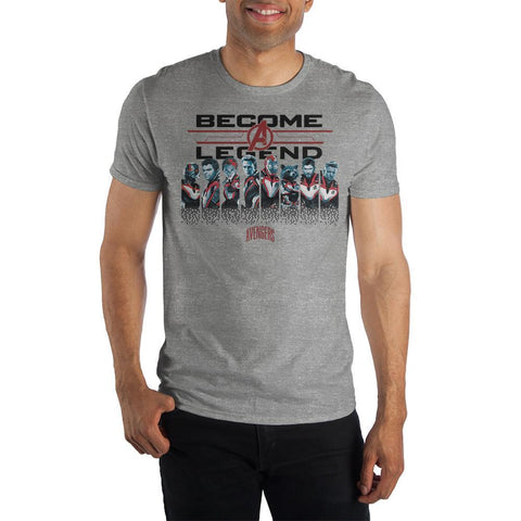 Become A Legend Mens Avengers Shirt Short Sleeve Avengers T Shirt